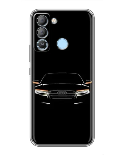 Чехол для TECNO Pop 5 LTE с картинкой «Audi — ночной контур»