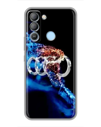 Чехол для TECNO Pop 5 LTE с картинкой «Энергия лого Audi»