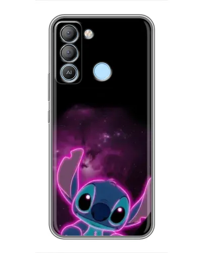 Чехол для TECNO Pop 5 LTE с картинкой «Неоновый Stitch»