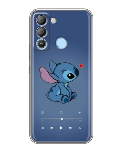 Чехол для TECNO Pop 5 LTE с картинкой «Музыкальный Stitch»