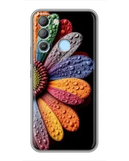 Чехол для TECNO Pop 5 LTE с картинкой «Радужный цветок» Чехол для TECNO Pop 5 LTE с картинкой «Радужный цветок»