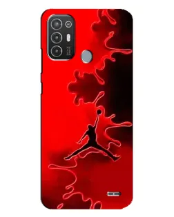 Чехол для TECNO Pop 6 Pro (BE8) с картинкой «Jordan Red Smoke» Чехол для TECNO Pop 6 Pro (BE8) с картинкой «Jordan Red Smoke»
