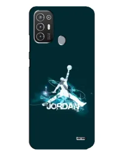 Чехол для TECNO Pop 6 Pro (BE8) с картинкой «Jordan Blue Fire» Чехол для TECNO Pop 6 Pro (BE8) с картинкой «Jordan Blue Fire»