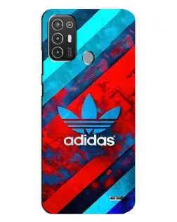 Чехол для TECNO Pop 6 Pro (BE8) с картинкой «Абстракция Adidas»