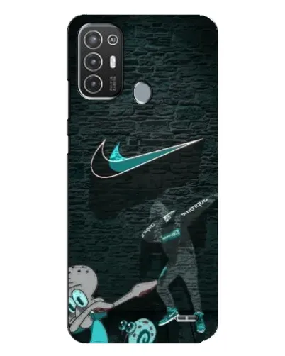 Чехол для TECNO Pop 6 Pro (BE8) с картинкой «Спортивный арт Nike»
