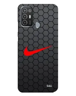Чохол для TECNO Pop 6 Pro (BE8) з картинкою «Nike — карбонова сітка» Чохол для TECNO Pop 6 Pro (BE8) з картинкою «Nike — карбонова сітка»