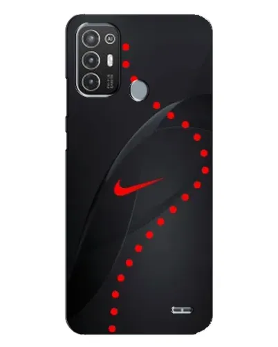 Чехол для TECNO Pop 6 Pro (BE8) с картинкой «Абстрактный дизайн Nike»