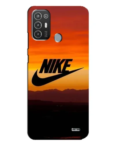 Чехол для TECNO Pop 6 Pro (BE8) с картинкой «Nike — вечерний горизонт»