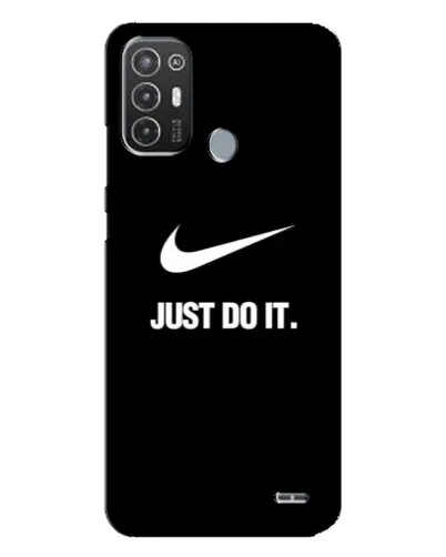 Чехол для TECNO Pop 6 Pro (BE8) с картинкой «Классический принт Nike»