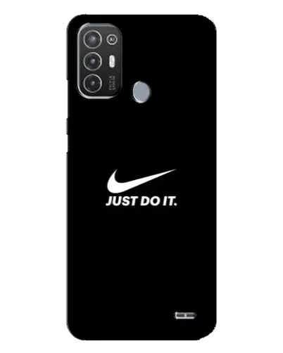 Чехол для TECNO Pop 6 Pro (BE8) с картинкой «Минимализм от Nike»
