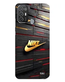 Чохол для TECNO Pop 6 Pro (BE8) з картинкою «Золотий Nike на металі» Чохол для TECNO Pop 6 Pro (BE8) з картинкою «Золотий Nike на металі»
