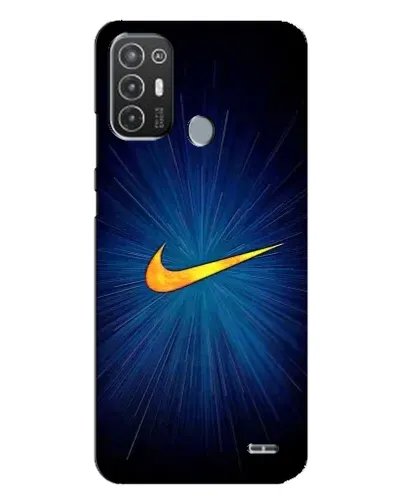 Чехол для TECNO Pop 6 Pro (BE8) с картинкой «Синий пульс Nike» Чехол для TECNO Pop 6 Pro (BE8) с картинкой «Синий пульс Nike»