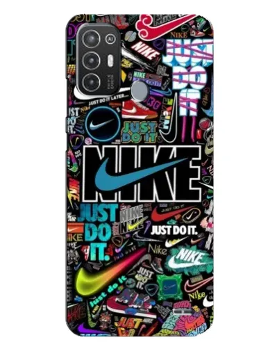Чехол для TECNO Pop 6 Pro (BE8) с картинкой «Яркий коллаж Nike» Чехол для TECNO Pop 6 Pro (BE8) с картинкой «Яркий коллаж Nike»