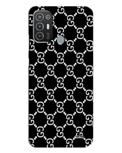 Чехол для TECNO Pop 6 Pro (BE8) с картинкой «Gucci — сетчатый паттерн»