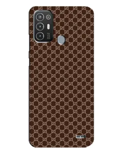 Чехол для TECNO Pop 6 Pro (BE8) с картинкой «Gucci — шоколадная сетка»