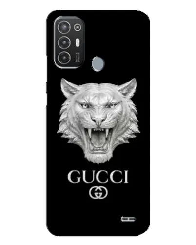Чехол для TECNO Pop 6 Pro (BE8) с картинкой «Gucci — серебряный лев» Чехол для TECNO Pop 6 Pro (BE8) с картинкой «Gucci — серебряный лев»