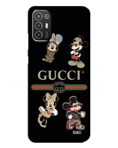 Чехол для TECNO Pop 6 Pro (BE8) с картинкой «Gucci — герои Disney и монограмма» Чехол для TECNO Pop 6 Pro (BE8) с картинкой «Gucci — герои Disney и монограмма»