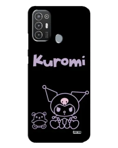 Чехол для TECNO Pop 6 Pro (BE8) с картинкой «Kuromi — черный минимализм» Чехол для TECNO Pop 6 Pro (BE8) с картинкой «Kuromi — черный минимализм»