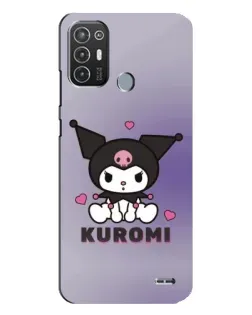 Чехол для TECNO Pop 6 Pro (BE8) с картинкой «Kuromi — фиолетовый арт»