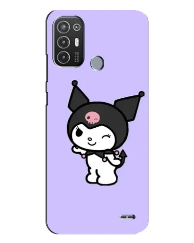 Чехол для TECNO Pop 6 Pro (BE8) с картинкой «Классическая Kuromi» Чехол для TECNO Pop 6 Pro (BE8) с картинкой «Классическая Kuromi»