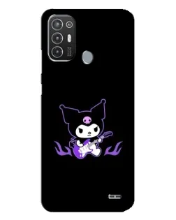 Чехол для TECNO Pop 6 Pro (BE8) с картинкой «Электрическая Kuromi»