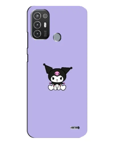 Чехол для TECNO Pop 6 Pro (BE8) с картинкой «Kuromi — фиолетовый минимализм» Чехол для TECNO Pop 6 Pro (BE8) с картинкой «Kuromi — фиолетовый минимализм»