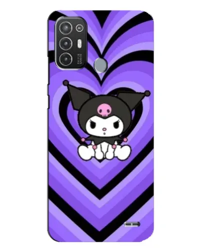 Чехол для TECNO Pop 6 Pro (BE8) с картинкой «Kuromi и фиолетовые сердца» Чехол для TECNO Pop 6 Pro (BE8) с картинкой «Kuromi и фиолетовые сердца»