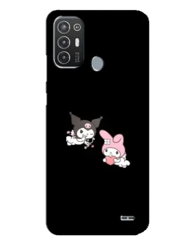 Чехол для TECNO Pop 6 Pro (BE8) с картинкой «My Melody и Kuromi» Чехол для TECNO Pop 6 Pro (BE8) с картинкой «My Melody и Kuromi»