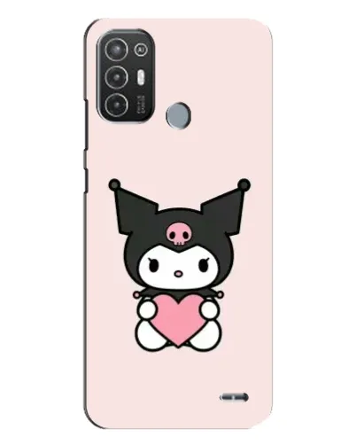 Чехол для TECNO Pop 6 Pro (BE8) с картинкой «Kuromi и сердце» Чехол для TECNO Pop 6 Pro (BE8) с картинкой «Kuromi и сердце»