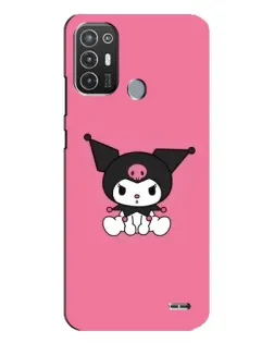 Чехол для TECNO Pop 6 Pro (BE8) с картинкой «Хмурая Kuromi»
