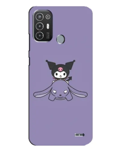Чехол для TECNO Pop 6 Pro (BE8) с картинкой «Kuromi на лиловом фоне» Чехол для TECNO Pop 6 Pro (BE8) с картинкой «Kuromi на лиловом фоне»