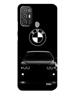 Чехол для TECNO Pop 6 Pro (BE8) с картинкой «BMW — взгляд из темноты»