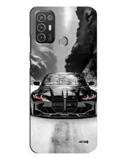 Чехол для TECNO Pop 6 Pro (BE8) с картинкой «BMW — акварельный дрифт»