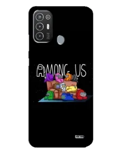 Чехол для TECNO Pop 6 Pro (BE8) с картинкой «Логотип Among Us» Чехол для TECNO Pop 6 Pro (BE8) с картинкой «Логотип Among Us»