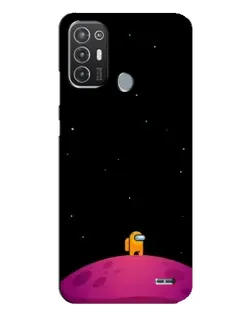 Чехол для TECNO Pop 6 Pro (BE8) с картинкой «Одинокий герой на планете» Чехол для TECNO Pop 6 Pro (BE8) с картинкой «Одинокий герой на планете»