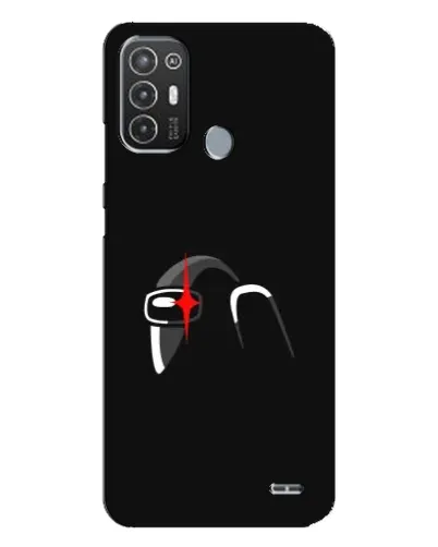 Чехол для TECNO Pop 6 Pro (BE8) с картинкой «Among Us шлем»