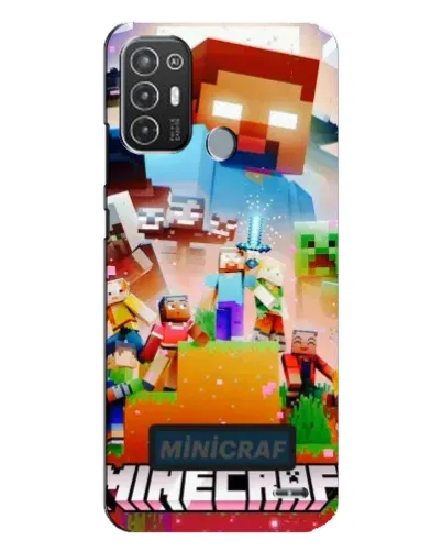 Чехол для TECNO Pop 6 Pro (BE8) с картинкой «Minecraft герои игры» Чехол для TECNO Pop 6 Pro (BE8) с картинкой «Minecraft герои игры»