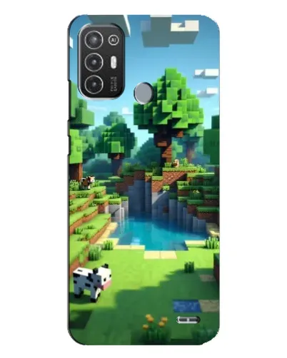 Чехол для TECNO Pop 6 Pro (BE8) с картинкой «Minecraft летний день» Чехол для TECNO Pop 6 Pro (BE8) с картинкой «Minecraft летний день»