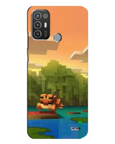 Чехол для TECNO Pop 6 Pro (BE8) с картинкой «Майнкрафт закат солнца» Чехол для TECNO Pop 6 Pro (BE8) с картинкой «Майнкрафт закат солнца»