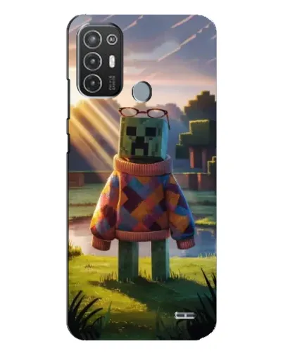 Чехол для TECNO Pop 6 Pro (BE8) с картинкой «Крипер в свитере» Чехол для TECNO Pop 6 Pro (BE8) с картинкой «Крипер в свитере»
