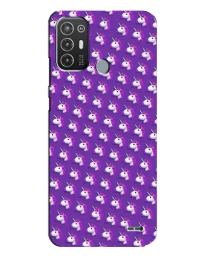 Чехол для TECNO Pop 6 Pro (BE8) с картинкой «Единороги на фиолетовом» Чехол для TECNO Pop 6 Pro (BE8) с картинкой «Единороги на фиолетовом»