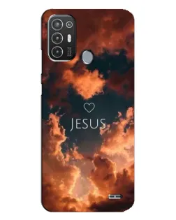 Чохол для TECNO Pop 6 Pro (BE8) з картинкою «Сяйво Імені Jesus»