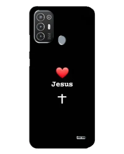 Чехол для TECNO Pop 6 Pro (BE8) с картинкой «Сердце - Jesus» Чехол для TECNO Pop 6 Pro (BE8) с картинкой «Сердце - Jesus»