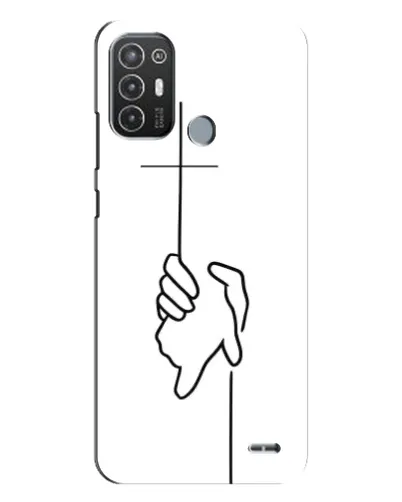 Чехол для TECNO Pop 6 Pro (BE8) с картинкой «Рука держит» Чехол для TECNO Pop 6 Pro (BE8) с картинкой «Рука держит»