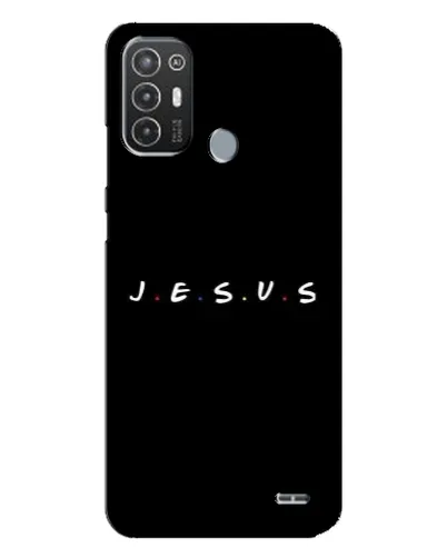Чехол для TECNO Pop 6 Pro (BE8) с картинкой «Точки веры J.E.S.U.S.» Чехол для TECNO Pop 6 Pro (BE8) с картинкой «Точки веры J.E.S.U.S.»