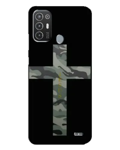 Чехол для TECNO Pop 6 Pro (BE8) с картинкой «Милитари Крест» Чехол для TECNO Pop 6 Pro (BE8) с картинкой «Милитари Крест»