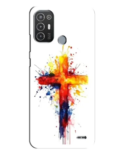 Чехол для TECNO Pop 6 Pro (BE8) с картинкой «Акварельный крест» Чехол для TECNO Pop 6 Pro (BE8) с картинкой «Акварельный крест»