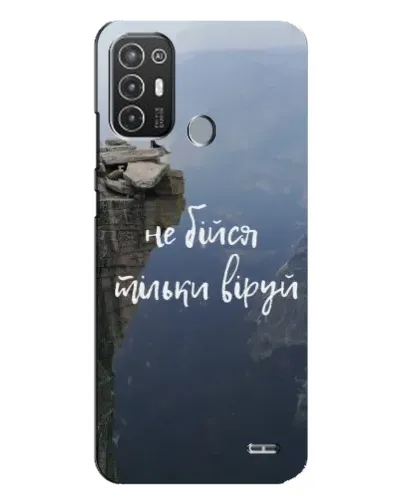Чехол для TECNO Pop 6 Pro (BE8) с картинкой «Вера над пропастью» Чехол для TECNO Pop 6 Pro (BE8) с картинкой «Вера над пропастью»