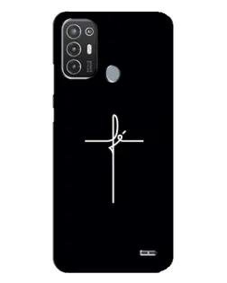 Чехол для TECNO Pop 6 Pro (BE8) с картинкой «Тонкий крест»