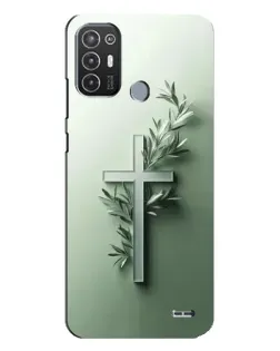 Чехол для TECNO Pop 6 Pro (BE8) с картинкой «Оливковая ветвь»